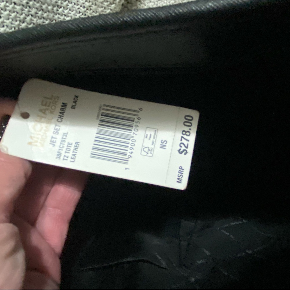 Michael Kors Jet Set Charm Women's‎ Large Leather TZ Tote Shoulder Bag with Tag - Picture 7 of 11